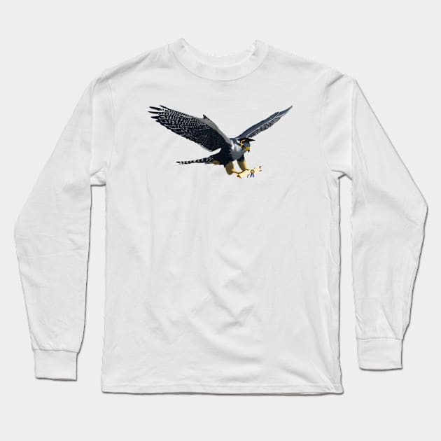 Graduation Falcon Long Sleeve T-Shirt by College Mascot Designs
